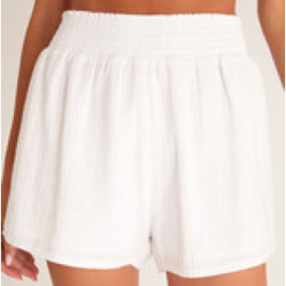 Z Supply Naila Gauze Shorts in white XS